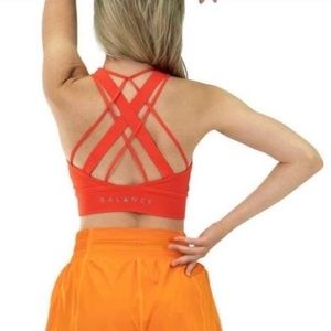 Balance Athletica Aura Bra - Blood Orange